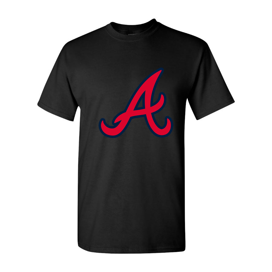 Men's Atlanta Braves Cotton T-Shirt - Black