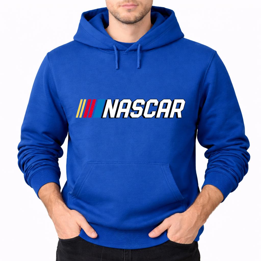 Men's nascar Pullover Hoodie - Blue