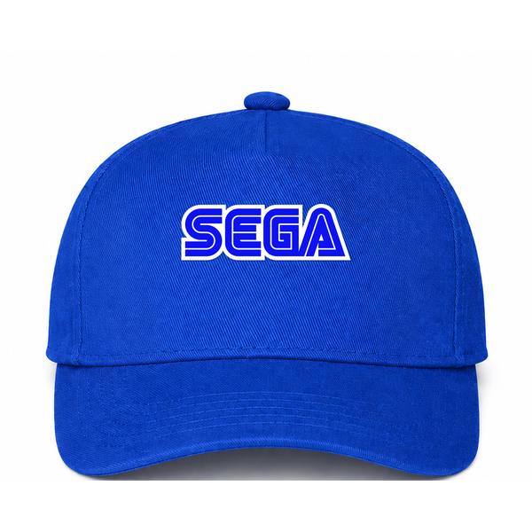 SEGA Logo Blue Dad Baseball Cap Hat