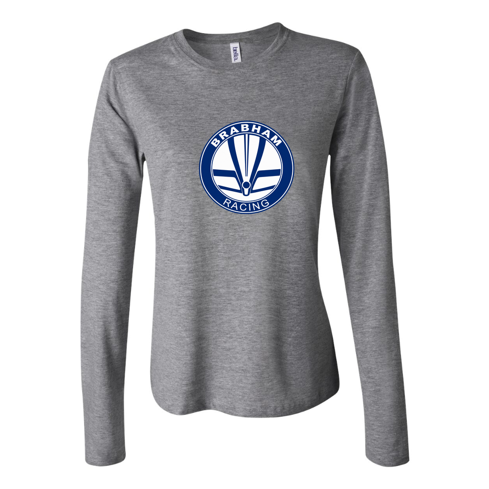 Women's Brabham Racing Long Sleeve T-Shirt - Gray