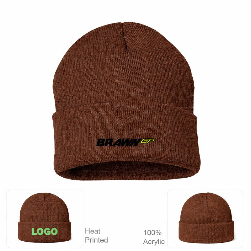 Formula 1 Brawn GP Beanie Hat - Brown