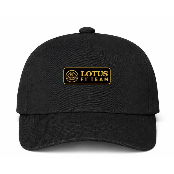 Lotus F1 Team Black Dad Baseball Cap Hat