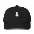 Houston Rockets Army Green Logo Black Dad Baseball Cap Hat