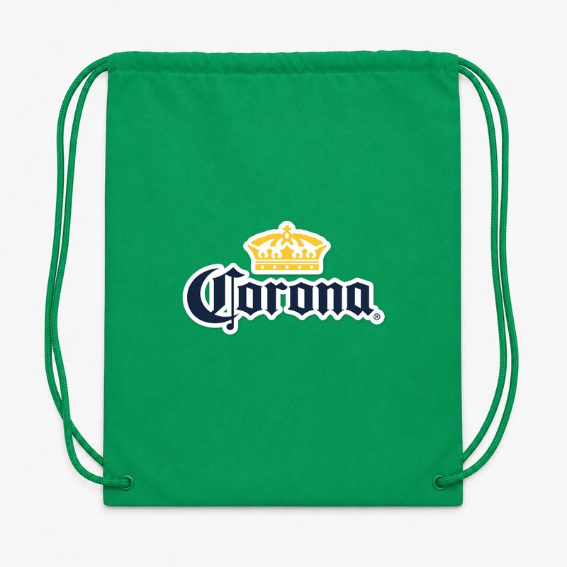 Corona Drawstring Bag - Green