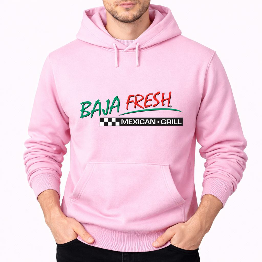 Men's Baja Fresh Pullover Hoodie - Pink