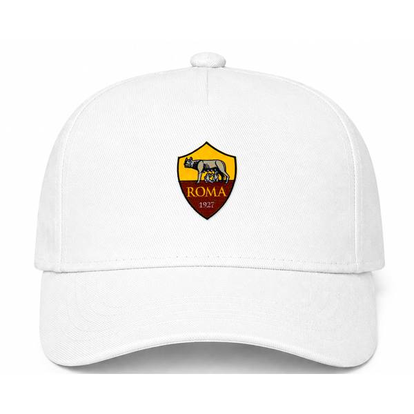 AS Roma FC White Dad Baseball Cap Hat