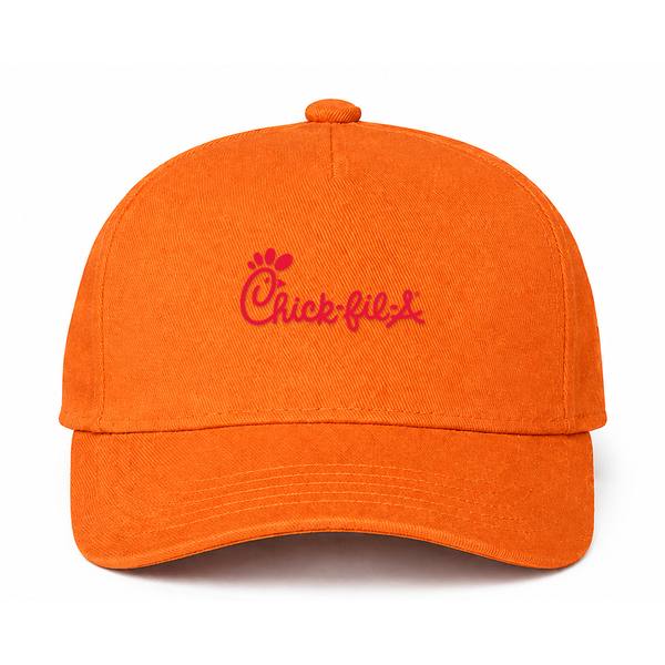 Chick-fil-A Logo Orange Dad Baseball Cap Hat