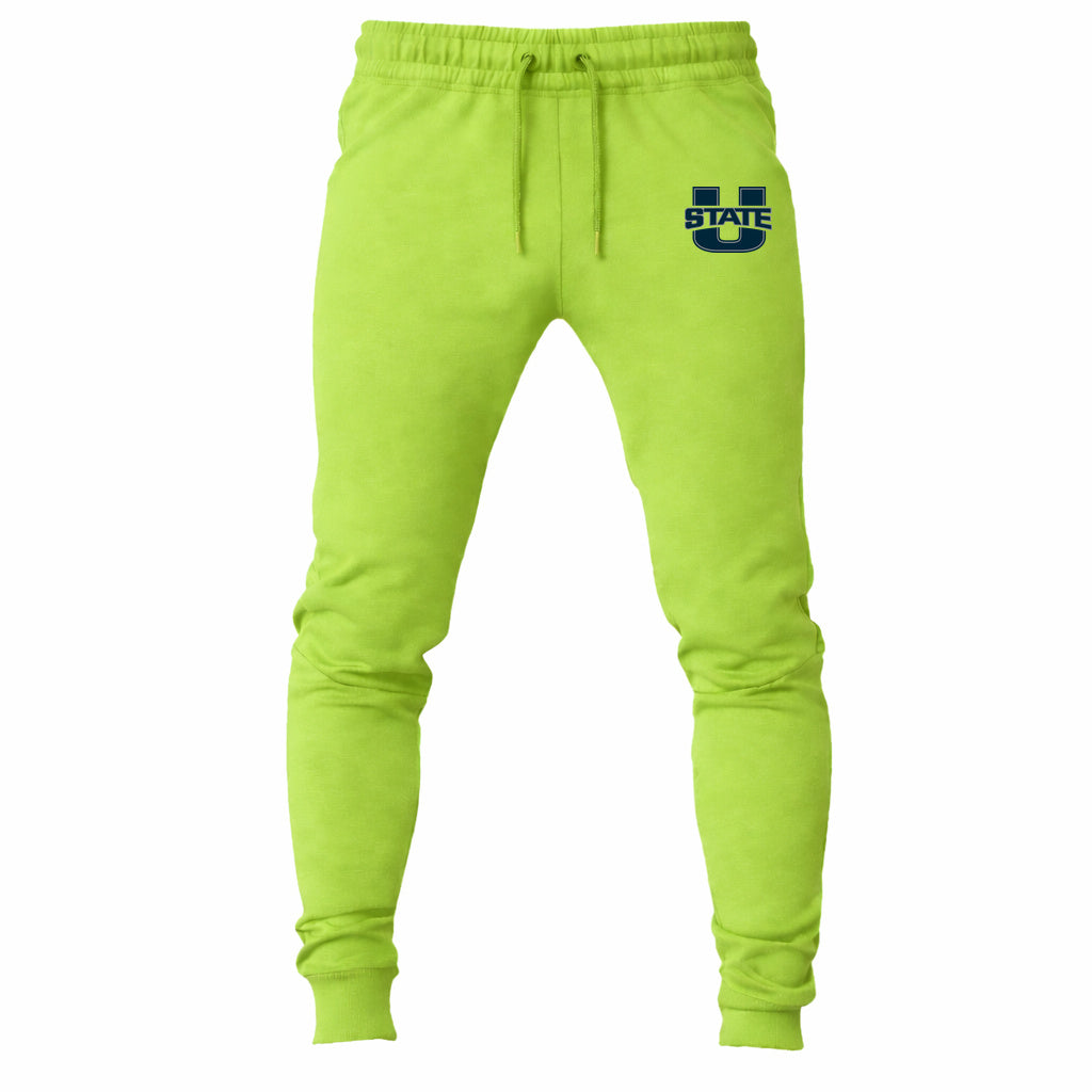 Utah State Aggies joggers sweatpants - Lime Green