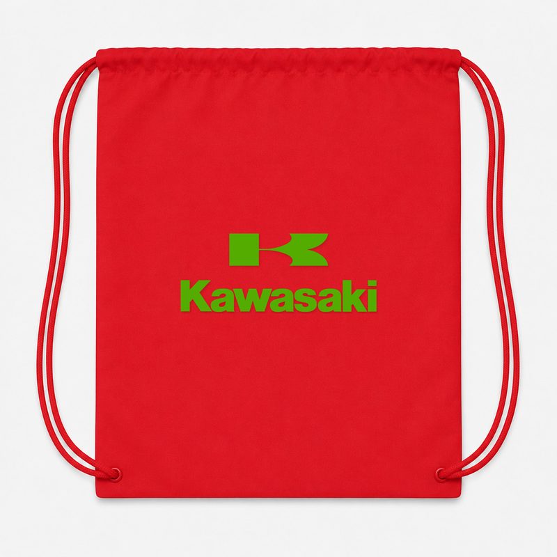 Kawasaki Drawstring Bag - Red