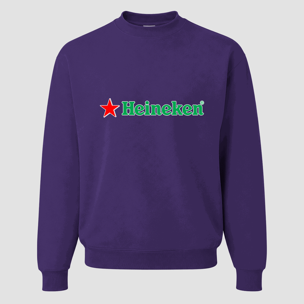 Men's Heineken Crewneck Sweatshirt - Purple