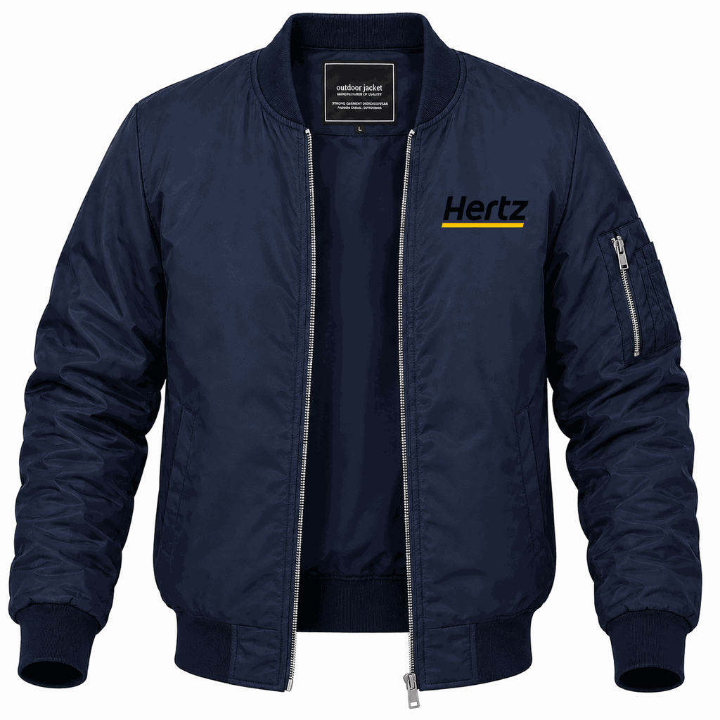 Men's Hertz Lightweight Bomber Jacket - Navy