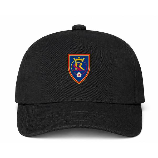 Real Salt Lake Soccer Logo Black Dad Baseball Cap Hat