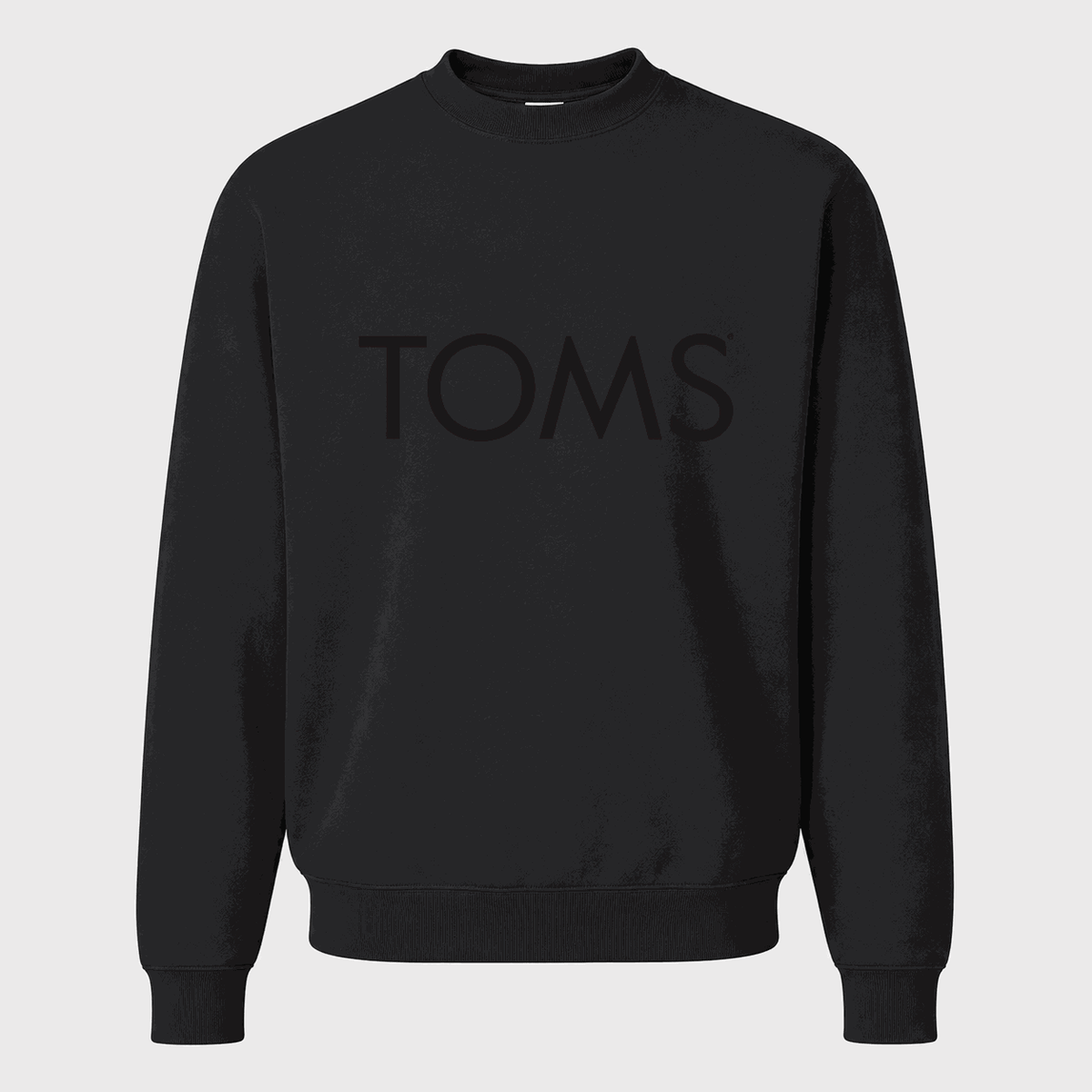 Men's TOMS Crewneck Sweatshirt - Black