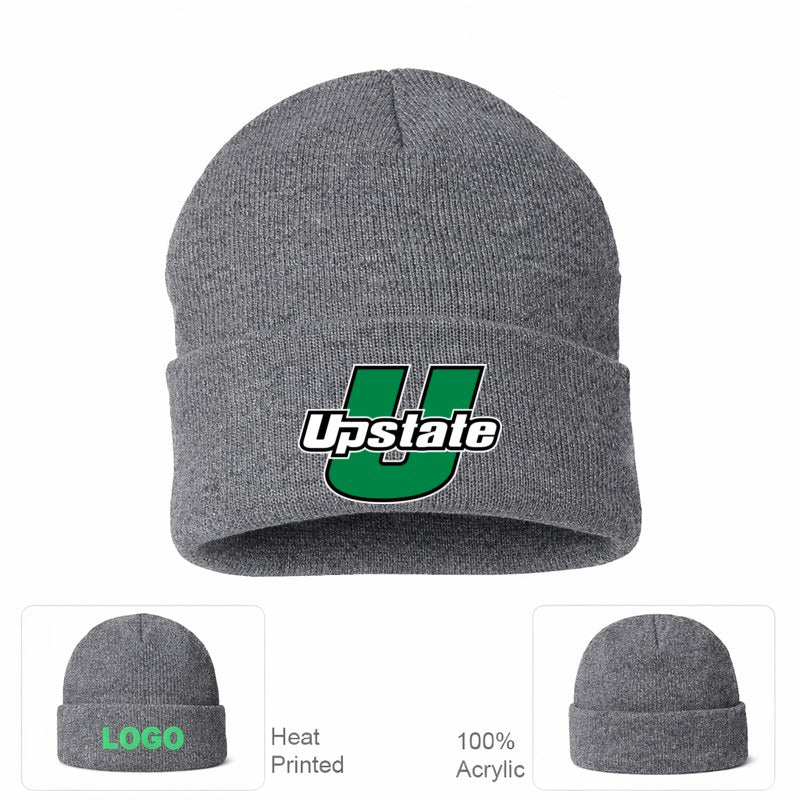 USC Upstate Spartans Grey Beanie Hat