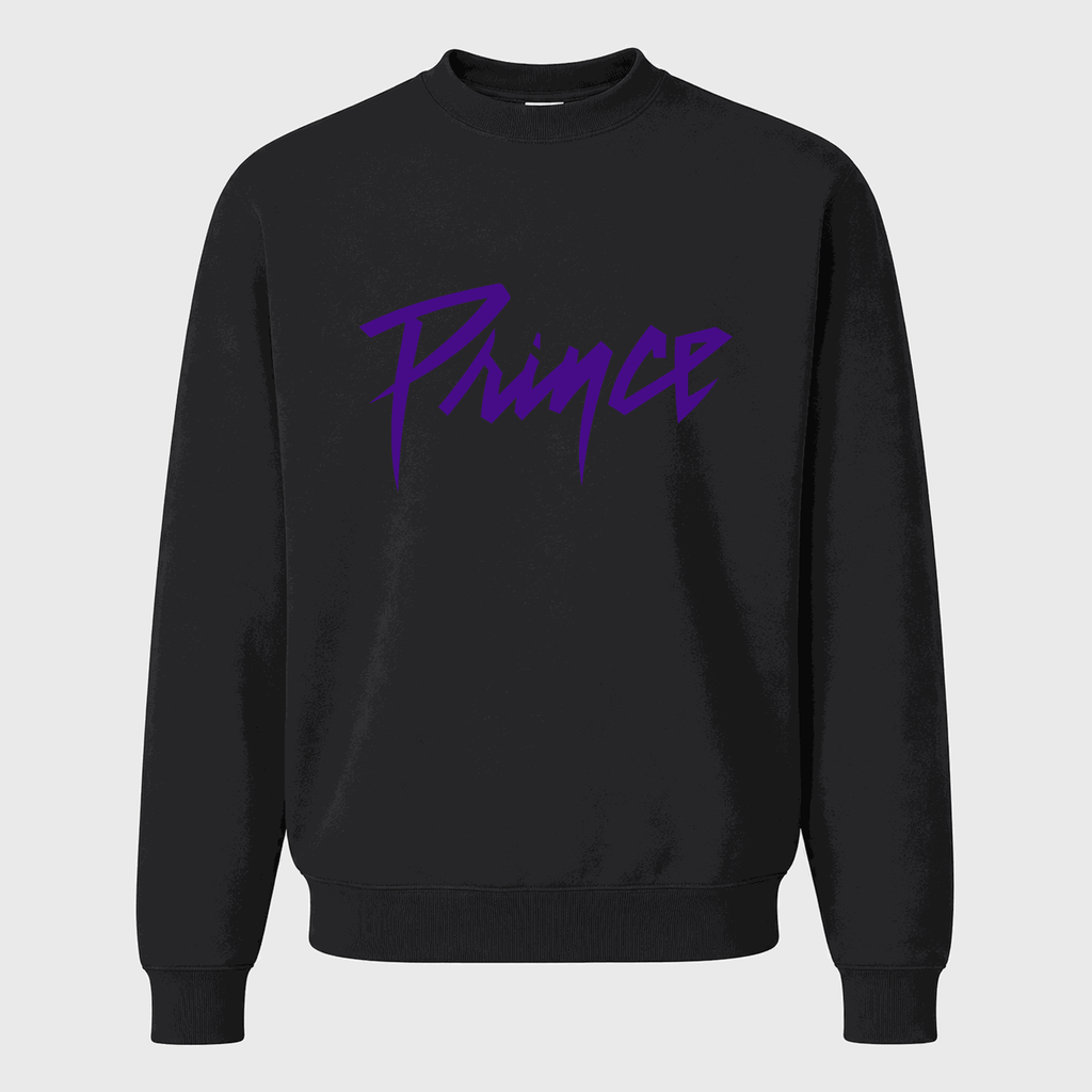 Men's Prince Crewneck Sweatshirt - Black