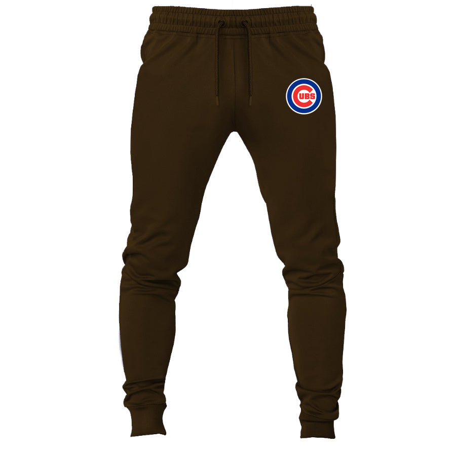 Chicago Cubs joggers sweatpants - Brown