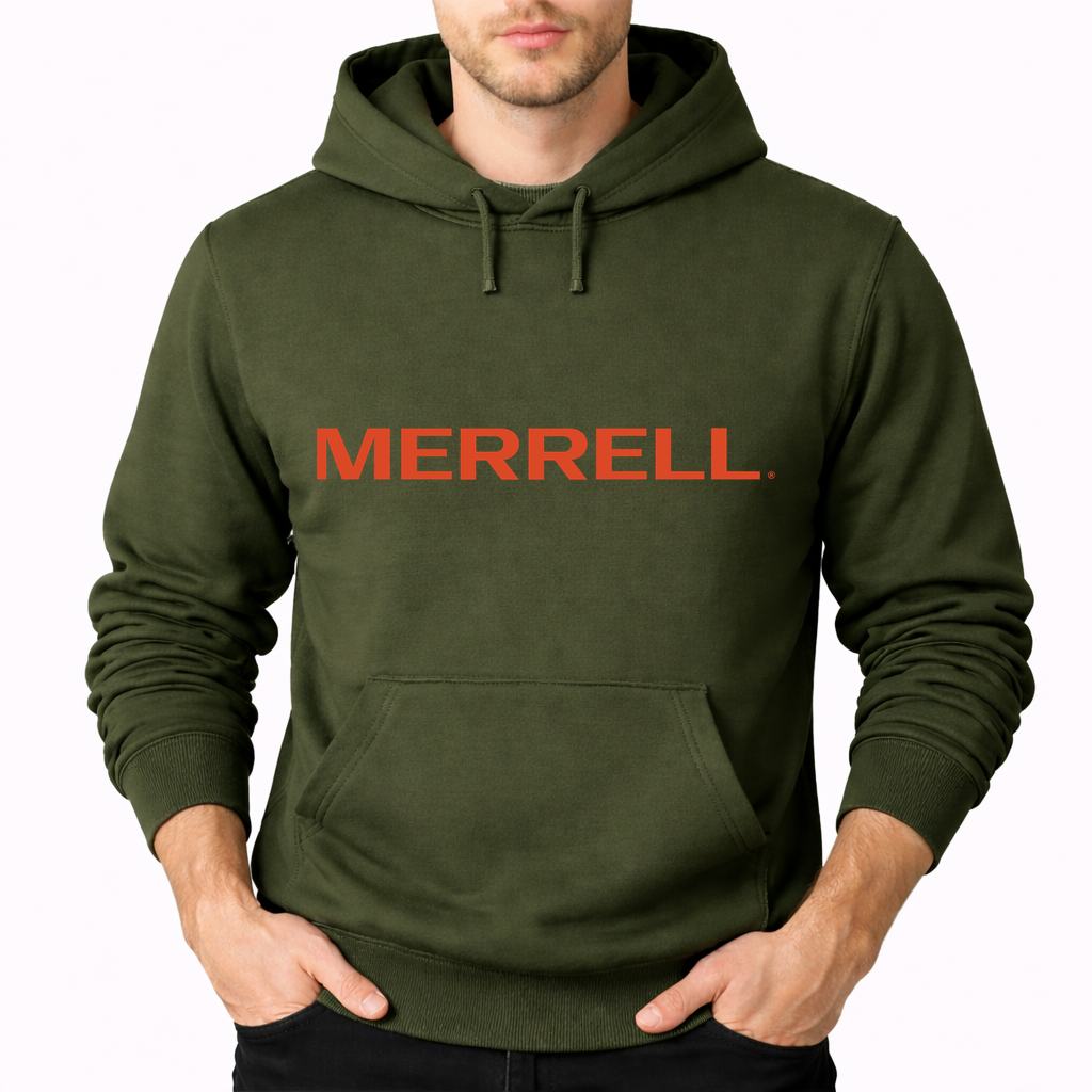 Men's Merrell Pullover Hoodie - Army Green