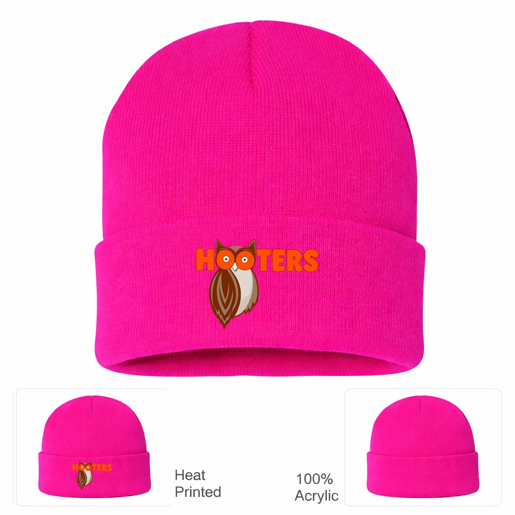 Hooters Beanie Hat - Hot Pink