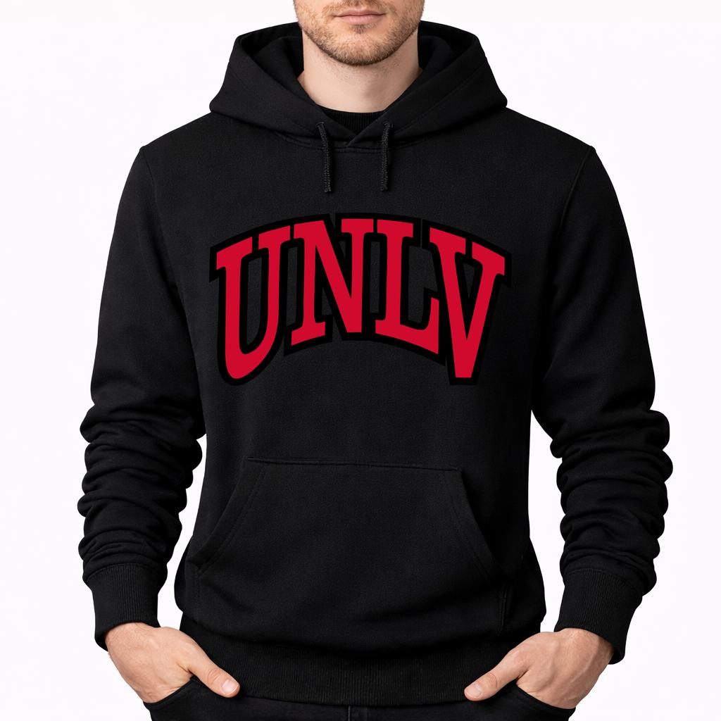 Men's UNLV Rebels Pullover Hoodie - Black
