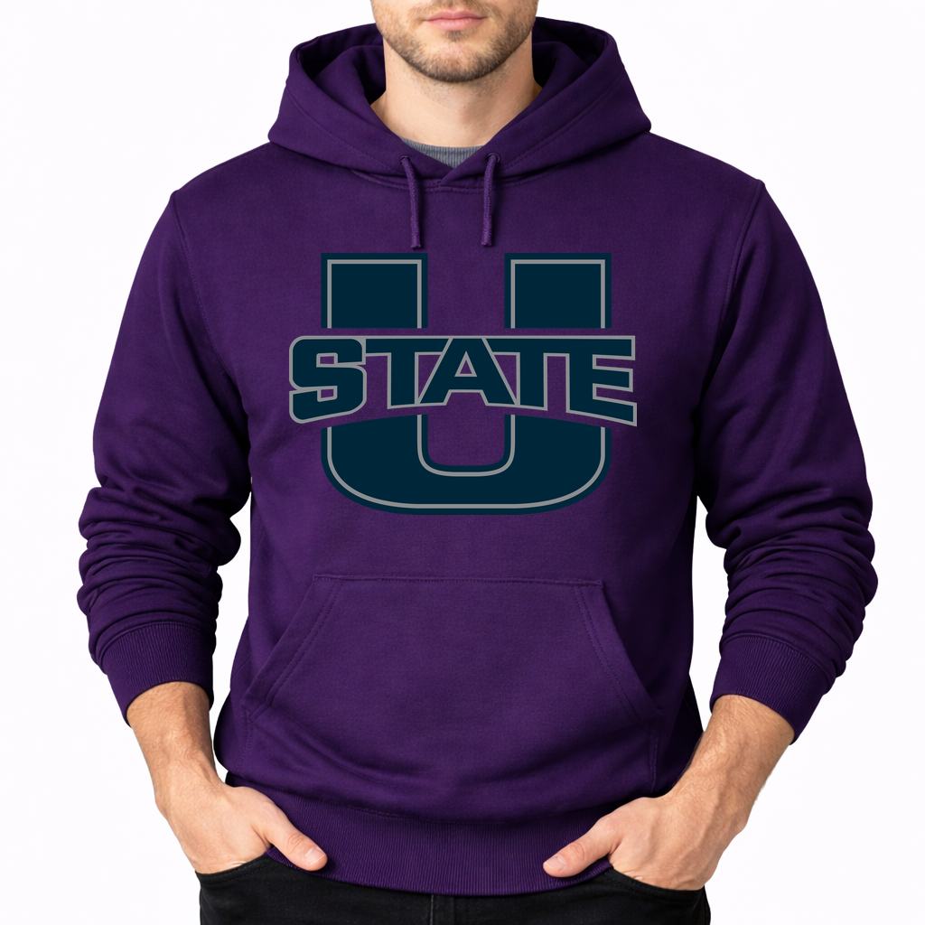 Men's Utah State Aggies Pullover Hoodie - Purple