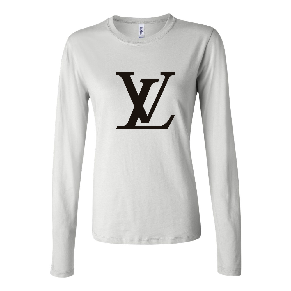 Women's Louis Vuitton Long Sleeve T-Shirt - White