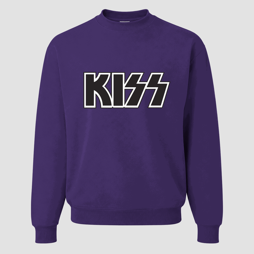 Men's KISS Crewneck Sweatshirt - Purple