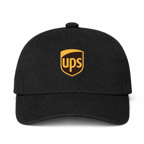 UPS Logo Black Dad Baseball Cap Hat