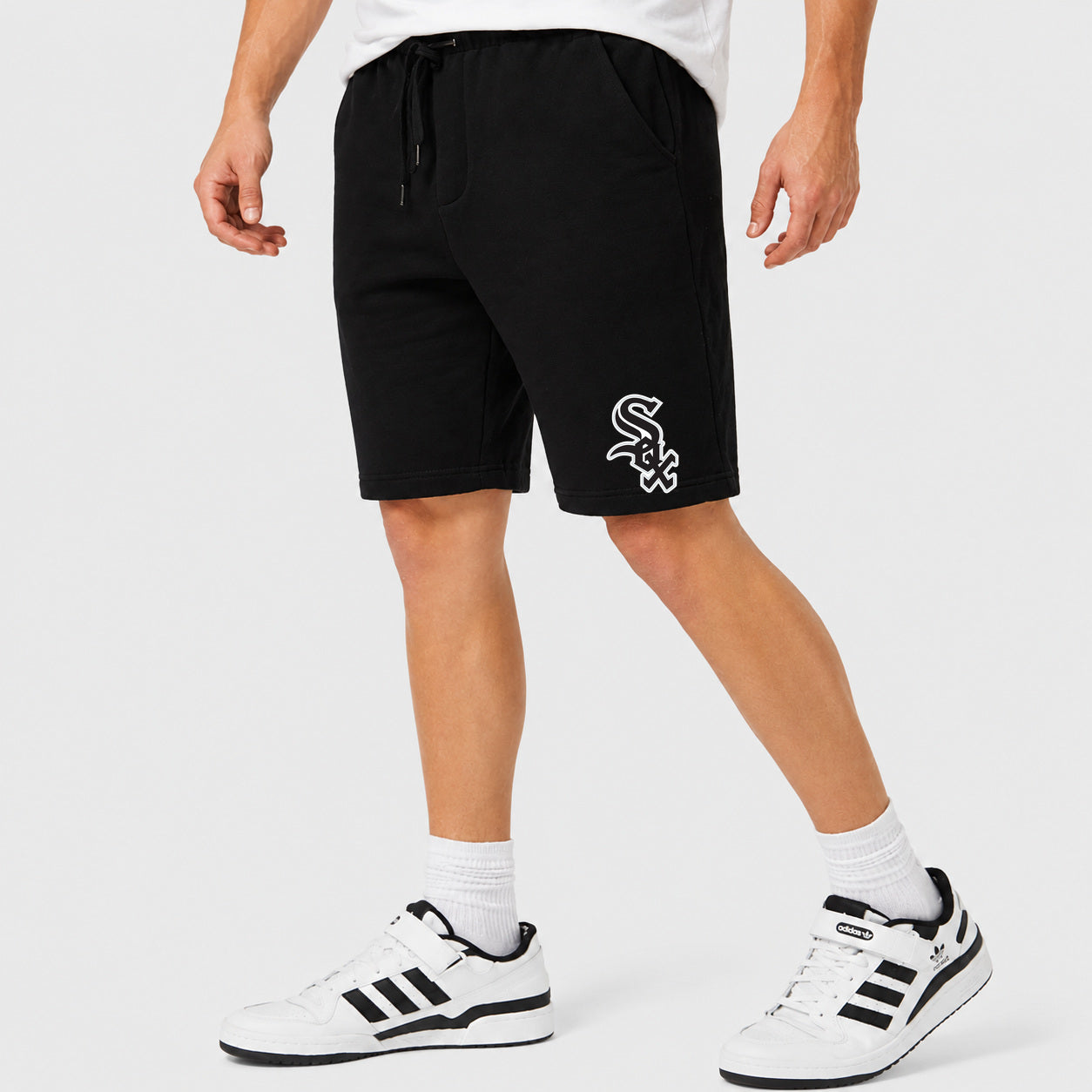 Men's Chicago White Sox Cotton Shorts - Black