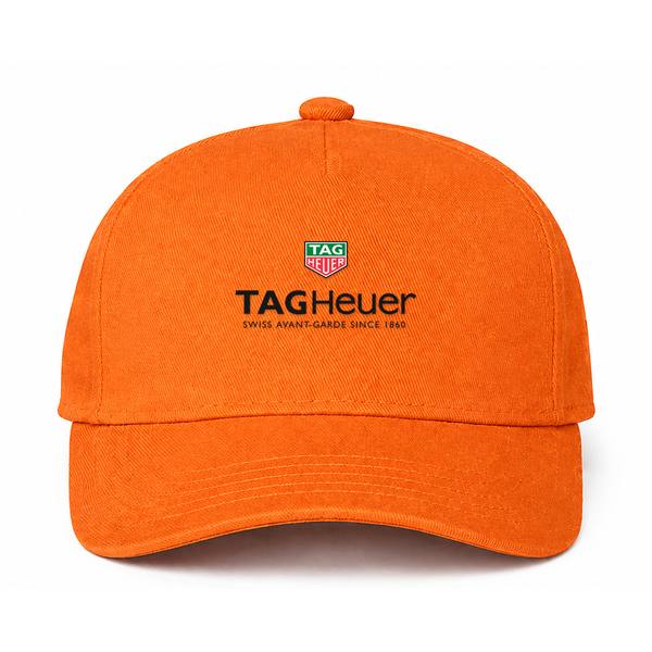 TAG Heuer Logo Orange Dad Baseball Cap Hat