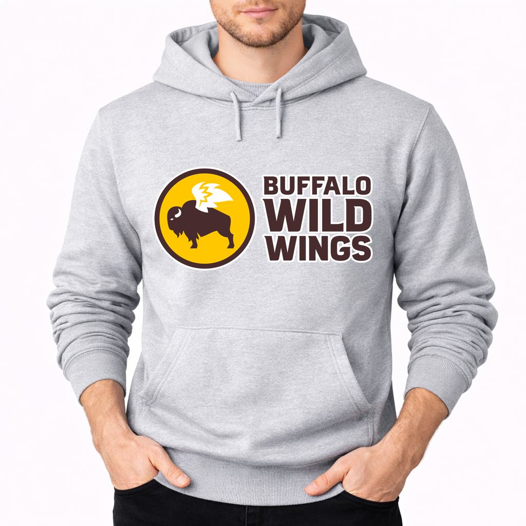 Men's Buffalo Wild Wings Pullover Hoodie - Gray