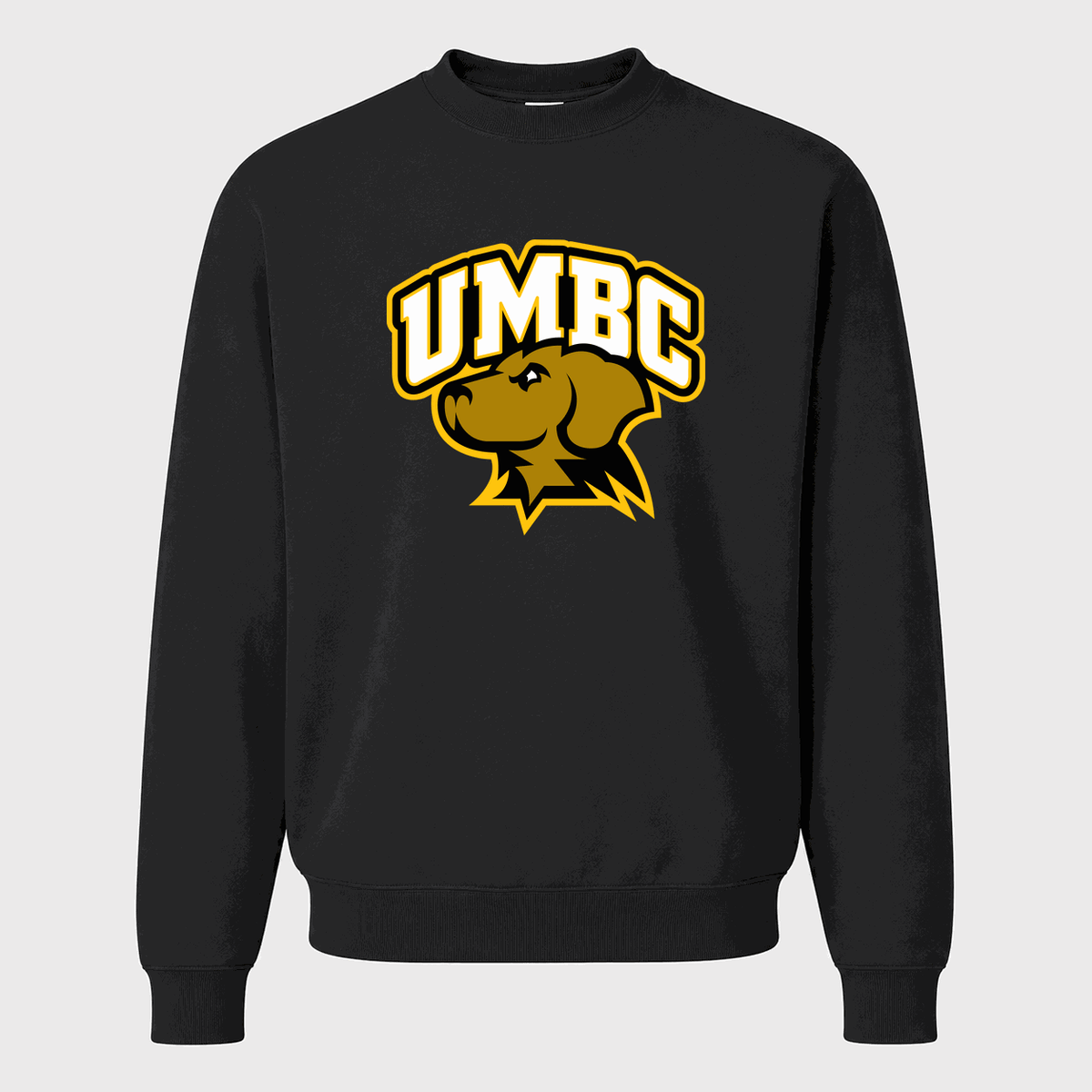 Men's UMBC Retrievers Crewneck Sweatshirt - Black