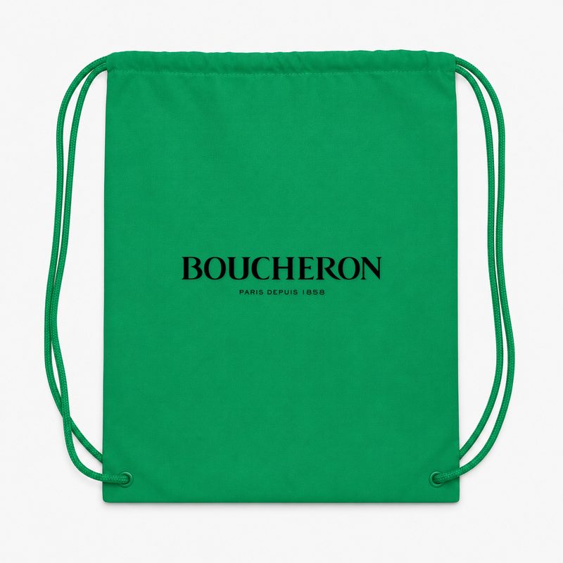 Boucheron Drawstring Bag - Green