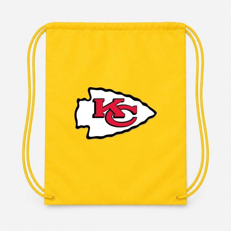 Kansas City Chiefs Drawstring Bag - Yellow