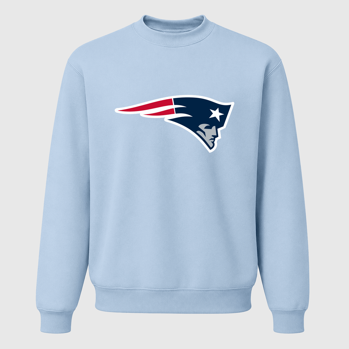 Men's New England Patriots Crewneck Sweatshirt - Sky Blue