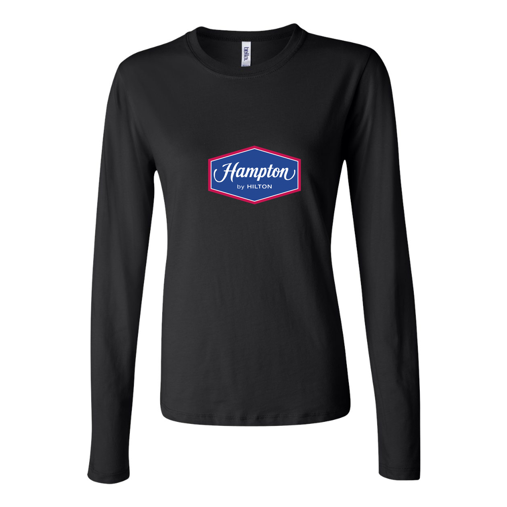 Women's Hampton Long Sleeve T-Shirt - Black