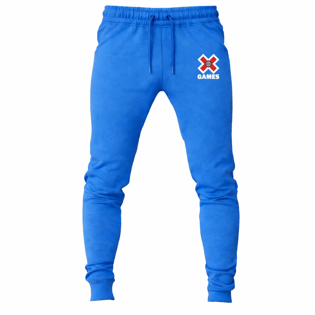 X Games White joggers sweatpants - Sky Blue