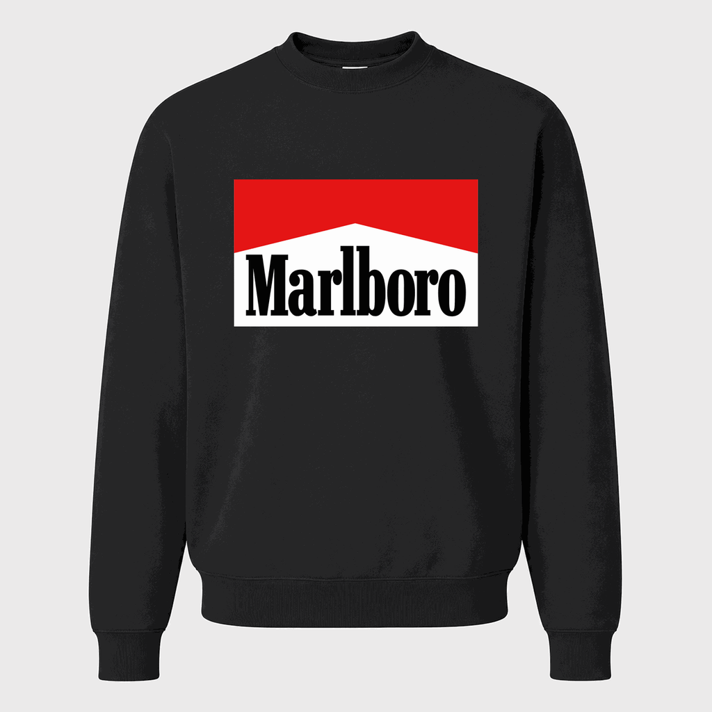 Men's Marlboro Crewneck Sweatshirt - Black