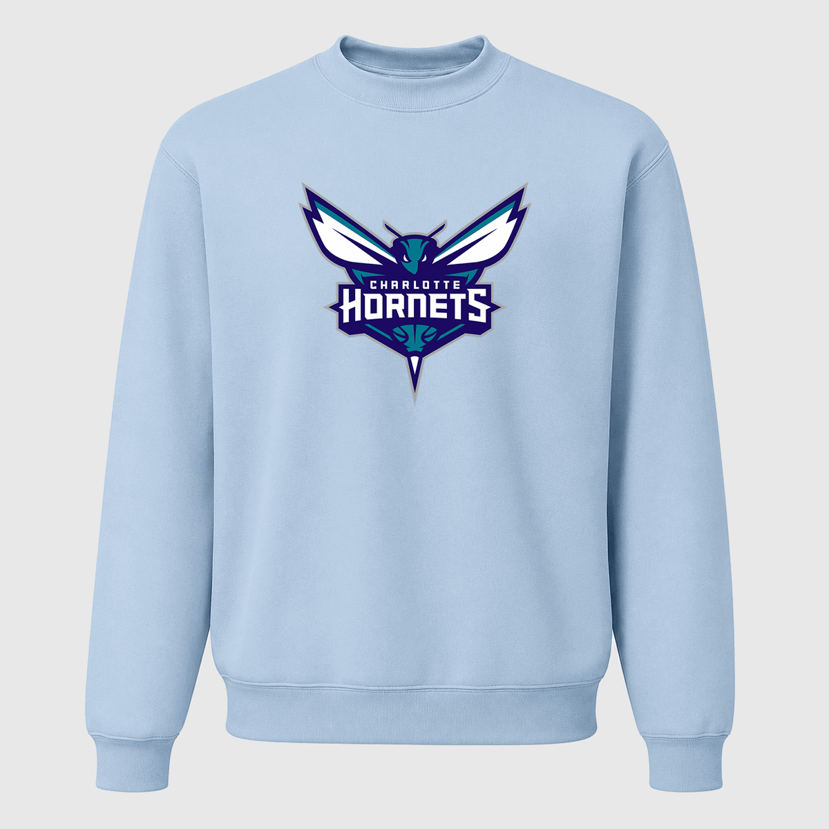 Men's Charlotte Hornets Crewneck Sweatshirt - Sky Blue