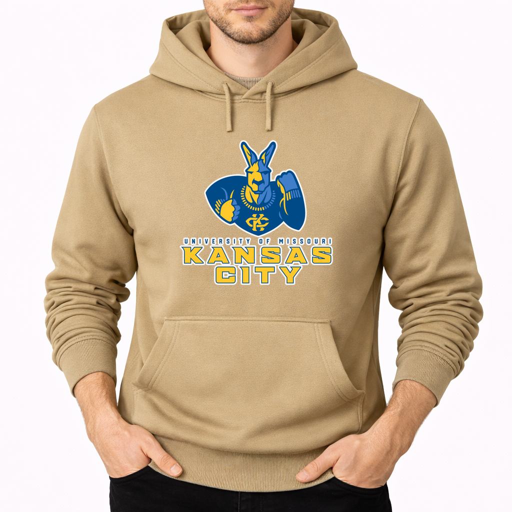 Men's UMKC Kangaroos Pullover Hoodie - Tan