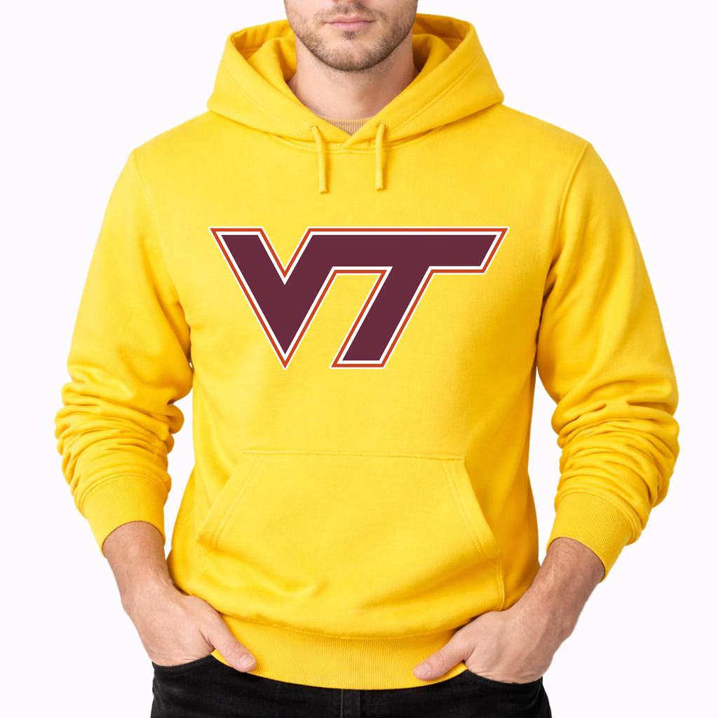 Men's Virginia Tech Hokies Pullover Hoodie - Yellow