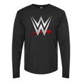 Men's WWE Wrestling Long sleeves Cotton Blend T-Shirt - Black