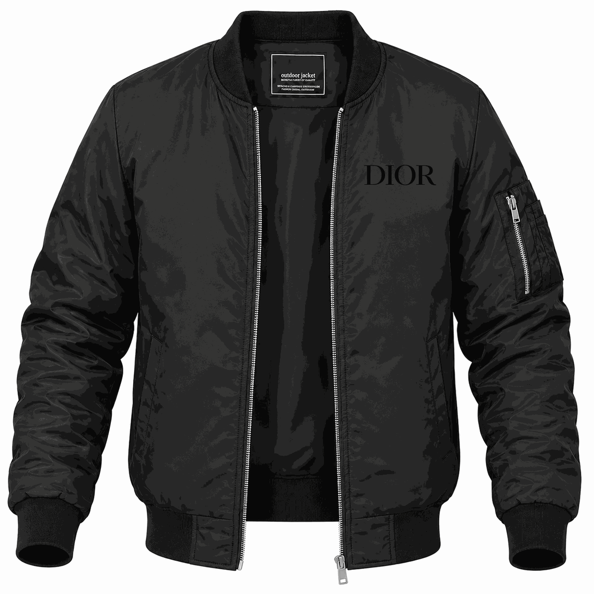 Men's Dior Lightweight Bomber Jacket - Black