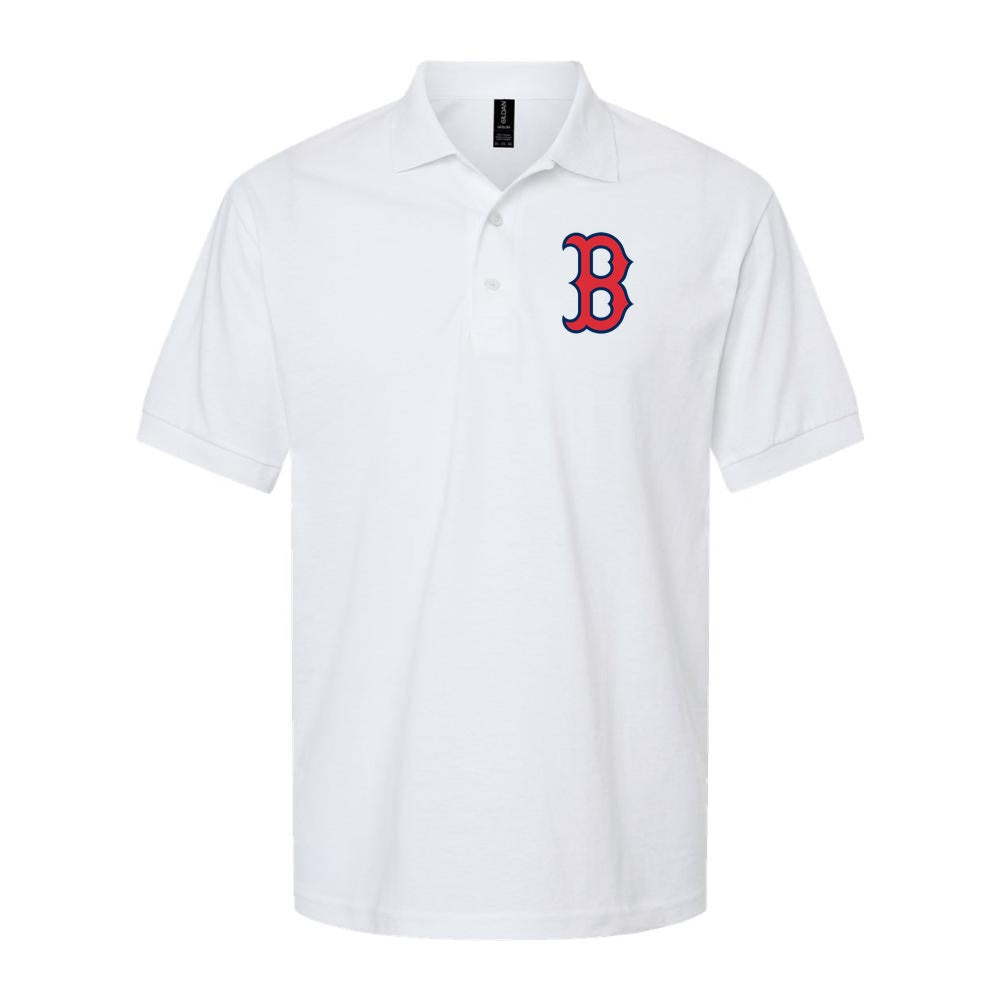 Men's Boston Red Sox Dry Blend Polo - White