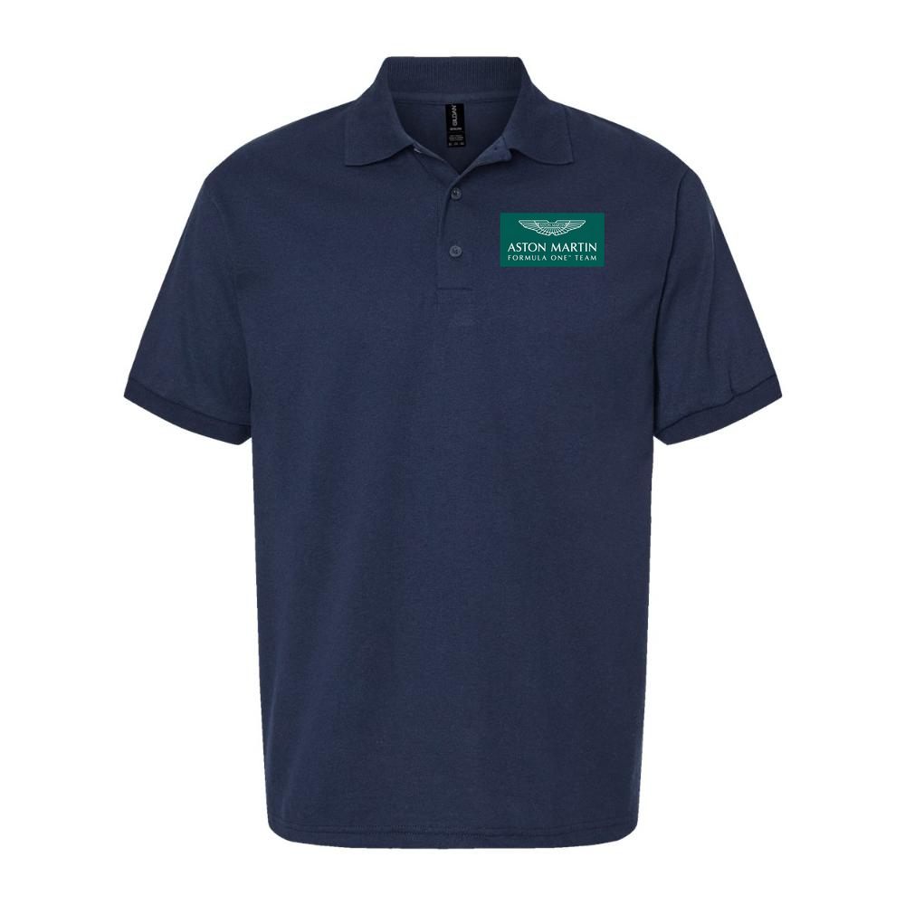 Men's Aston Martin Formula One Team Dry Blend Polo - Navy