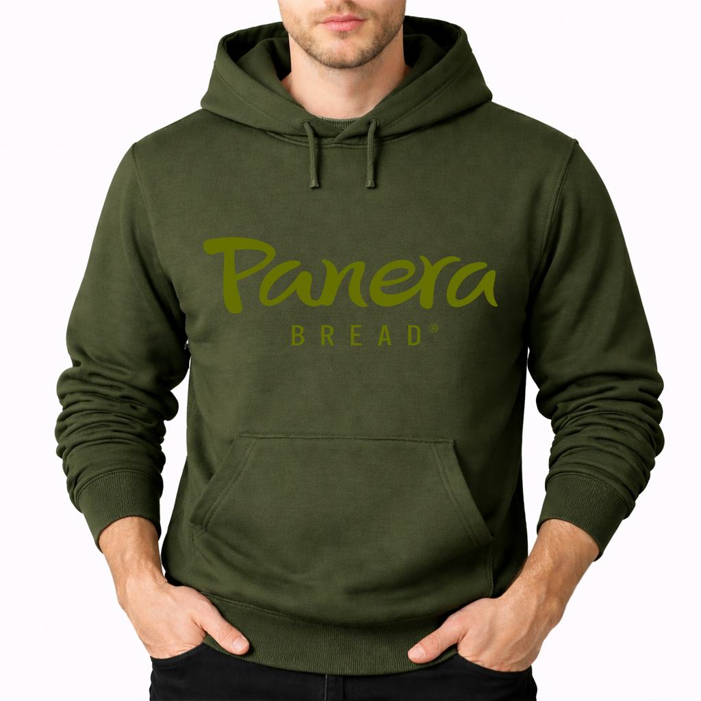 Men's Panera Bread Pullover Hoodie - Army Green
