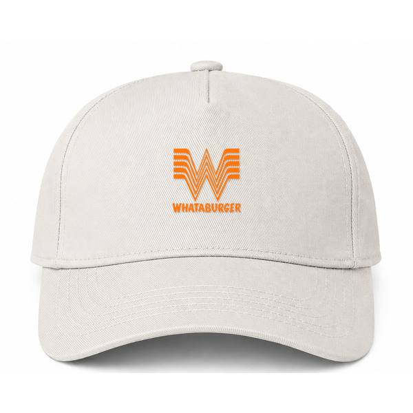 Whataburger Logo Beige Dad Baseball Cap Hat