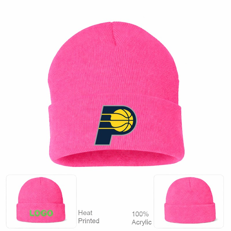 Indiana Pacers Pink Beanie Hat