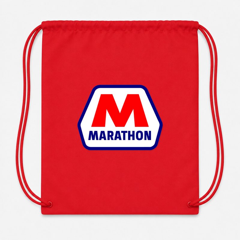 Marathon Drawstring Bag - Red