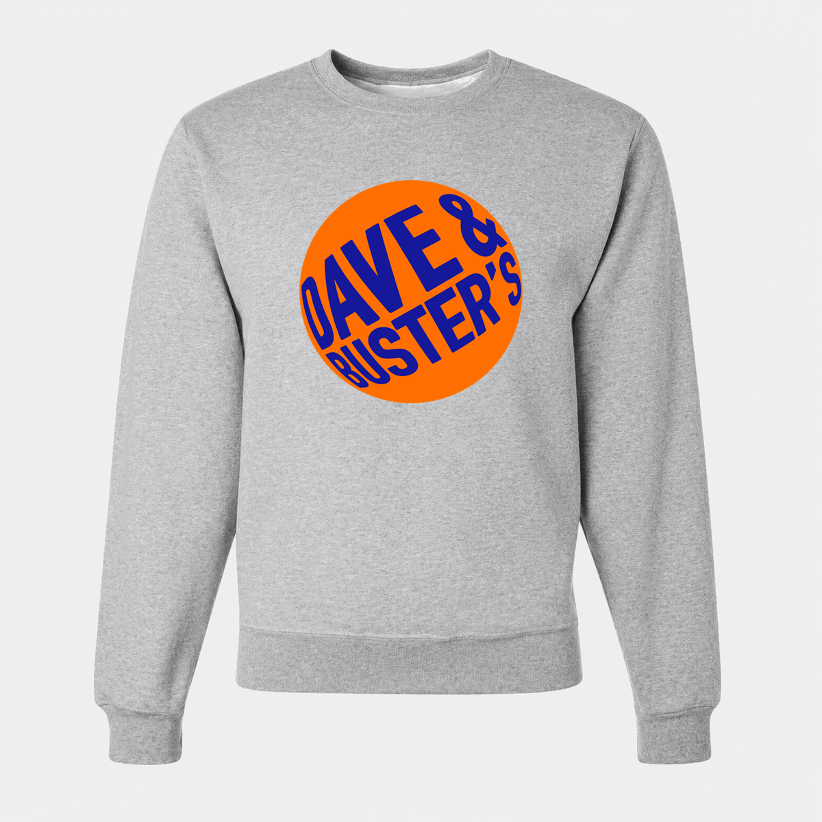 Men's Dave & Buster's Crewneck Sweatshirt - Gray