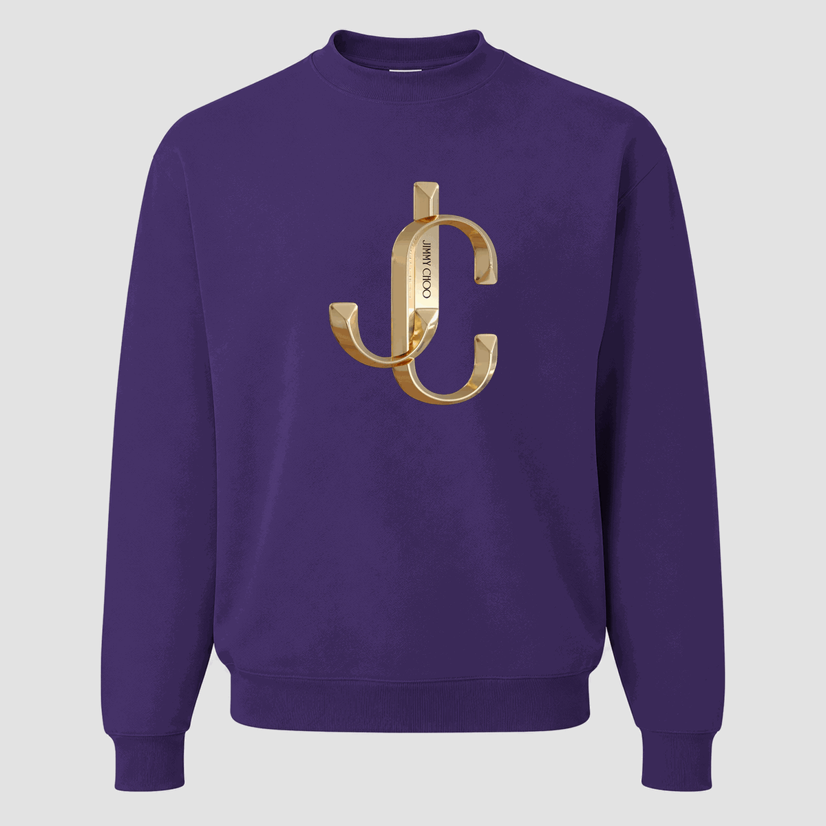 Men's Jimmy Choo Crewneck Sweatshirt - Purple